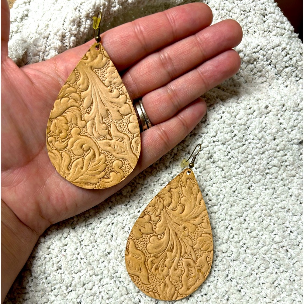 XL drop earrings